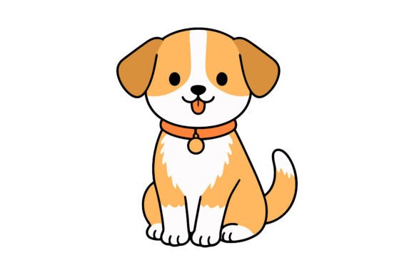 Cute Cartoon Dog